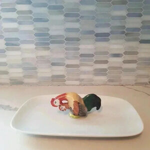 Vintage rooster hen dish